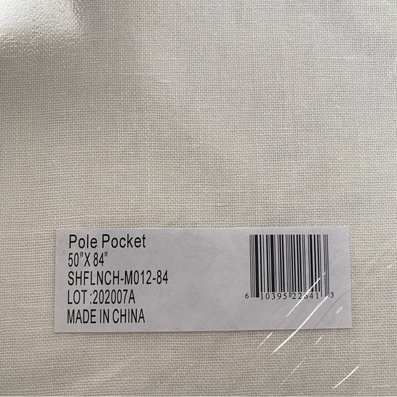 4 Linen Curtain Panels By Exclusive Fabrics Each Is 50”x84” & Beautiful Quality! - Picture 2 of 11